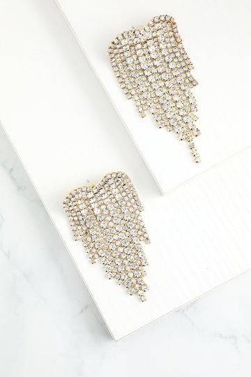 Boucles d'oreilles Femme en Cristal Brillant